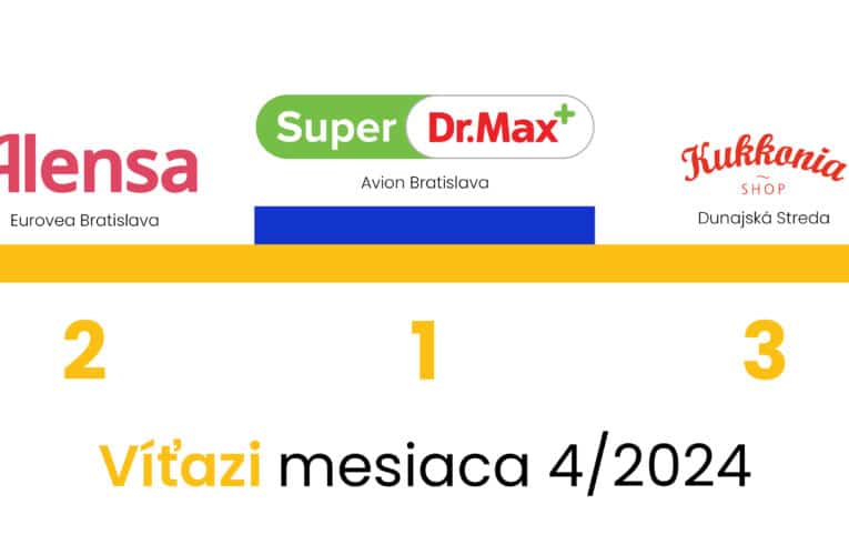Víťazi Visa Slovak Top Shop za mesiac apríl 2024