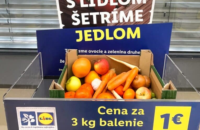 Lidl: Tisíc ton zachránených potravín