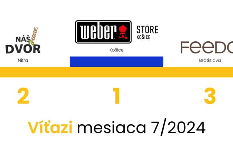 Víťazi Visa Slovak Top Shop za mesiac júl 2024