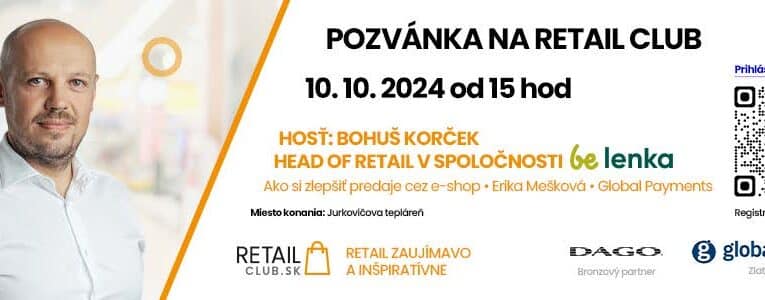 Pozvánka na októbrový Retail Club